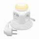 REGLETA CON INTERRUPTOR Y LUZ NOCTURNA AISENS ASPS-2A1CLPQ02-W/ 4 TOMAS DE CORRIENTE/ 1 USB TIPO-C PD/ 2 USB/ CABLE 1.8M/ BLANCO