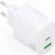 CARGADOR DE PARED GAN AISENS A110-0971/ 1XUSB TIPO-C/ 1XUSB/ 45W/ BLANCO
