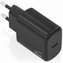 CARGADOR DE PARED GAN AISENS A110-0976/ 1XUSB TIPO-C/ 30W/ NEGRO