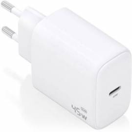 CARGADOR DE PARED GAN AISENS A110-0969/ 1XUSB TIPO-C/ 45W/ BLANCO