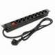 REGLETA CON INTERRUPTOR PHASAK BNS 1518/ 8 TOMAS DE CORRIENTE/ CABLE 1.5M/ NEGRO