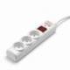 REGLETA CON INTERRUPTOR SALICRU SPS SAFE 3/ 3 TOMAS DE CORRIENTE/ CABLE 1.5M/ BLANCA