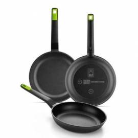 PACK 3 SARTENES BRA GASTRO A841201/ Ø18CM/ Ø22CM/ Ø26CM/ APTA PARA INDUCCIÓN