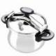 OLLA A PRESIÓN BRA NEW STAR A185501/ Ø22CM/ 4.5L/ ACERO INOXIDABLE/ APTA PARA INDUCCIÓN
