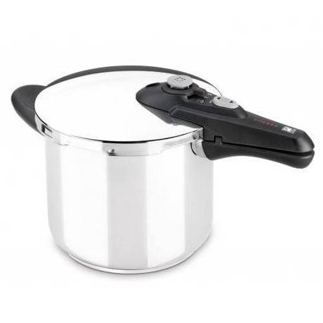 OLLA A PRESIÓN BRA VITESSE A185102/ Ø22CM/ 6L/ ACERO INOXIDABLE/ APTA PARA INDUCCIÓN
