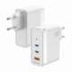 CARGADOR DE PARED GAN AISENS ASCH-100W3P008-W/ 2XUSB TIPO-C/ 1X USB/ 100W