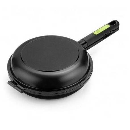 SARTÉN DUPLA PARA TORTILLAS BRA PRIOR A121465/ Ø24CM/ ALUMINIO FUNDIDO/ APTA PARA INDUCCIÓN