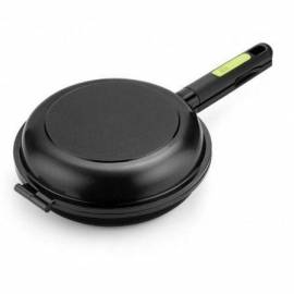 SARTÉN DUPLA PARA TORTILLAS BRA PRIOR A121467/ Ø26CM/ ALUMINIO FUNDIDO/ APTA PARA INDUCCIÓN