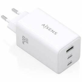 CARGADOR DE PARED GAN AISENS ASCH-100W3P051-W/ 2XUSB TIPO-C/ 1XUSB/ 100W