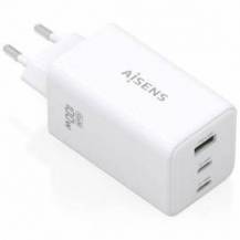 CARGADOR DE PARED GAN AISENS ASCH-100W3P051-W/ 2XUSB TIPO-C/ 1XUSB/ 100W