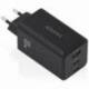 CARGADOR DE PARED GAN AISENS ASCH-100W3P052-BK/ 2XUSB TIPO-C/ 1XUSB/ 100W