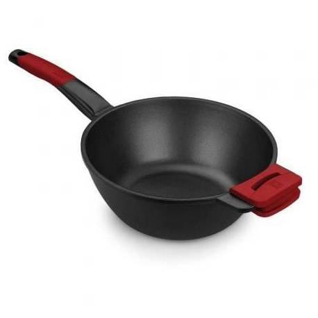 SARTÉN BRA WOK PREMIERE A412028/ Ø28CM/ ALUMINIO FUNDIDO/ APTA PARA INDUCCIÓN