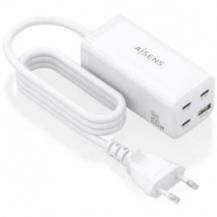 CARGADOR SOBREMESA GAN AISENS ASCH-100W4P053-W/ 3XUSB TIPO-C/ 1XUSB/ 100W