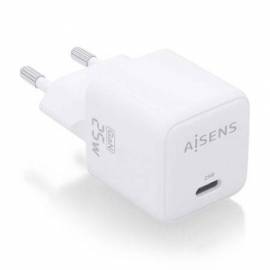 CARGADOR DE PARED GAN AISENS ASCH-25W1P012-W/ 1XUSB TIPO-C/ 25W