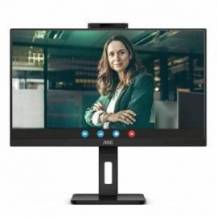 MONITOR PROFESIONAL AOC 24P3QW 23.8'/ FULL HD/ WEBCAM/ MULTIMEDIA/ REGULABLE EN ALTURA/ NEGRO