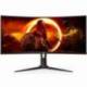 MONITOR GAMING ULTRAPARONÁMICO CURVO AOC CU34G2XP/BK 34'/ WQHD/ 1MS/ 180HZ/ VA/ NEGRO
