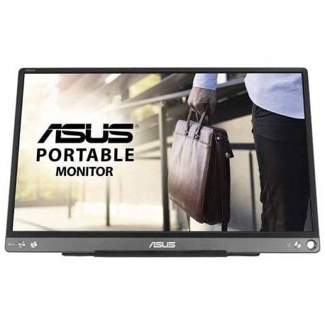MONITOR PORTÁTIL ASUS ZENSCREEN MB16ACE 15.6'/ FULL HD/ PLATA Y NEGRO