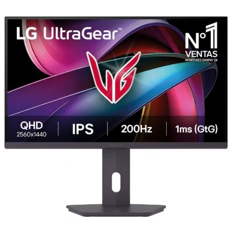 MONITOR GAMING LG ULTRAGEAR 27G610A-B 27'/ QHD/ 1MS/ 200HZ/ IPS/ REGULABLE EN ALTURA/ NEGRO