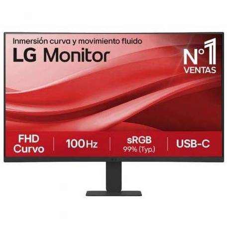 MONITOR CURVO LG 27U421A-B 27'/ FULL HD/ NEGRO