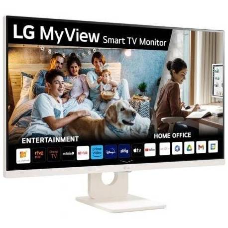 SMART MONITOR LG MYVIEW 32SR50F-W 31.5'/ FULL HD/ MULTIMEDIA/ SMART TV/ BLANCO