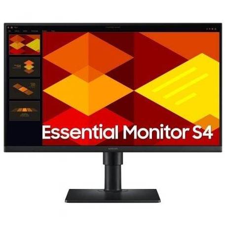 MONITOR PROFESIONAL SAMSUNG ESSENTIAL MONITOR S4 S40GD S24D402GAU/ 24'/ FULL HD/ REGULABLE EN ALTURA/ NEGRO