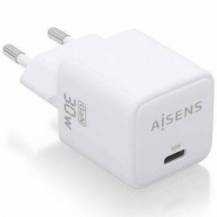 CARGADOR DE PARED GAN AISENS ASCH-30W1P035-W/ 1XUSB TIPO-C/ 30W