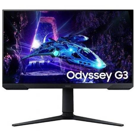 MONITOR GAMING SAMSUNG ODYSSEY G3 S24DG300EU/ 24'/ FULL HD/ 1MS/ 180HZ/ VA/ REGULABLE EN ALTURA/ NEGRO