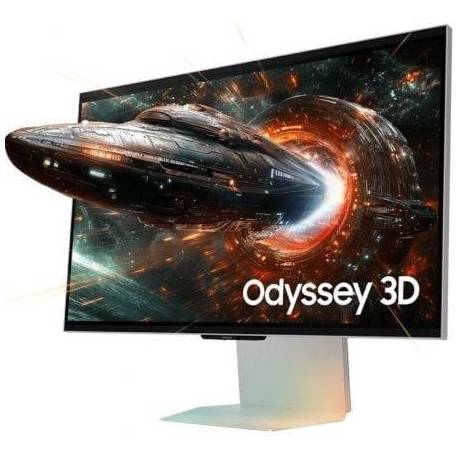 MONITOR GAMING SAMSUNG ODYSSEY 3D G90XF S27FG900XU 27'/ 4K/ 1MS/ 165HZ/ 3D/ MULTIMEDIA/ REGULABLE EN ALTURA/ PLATA