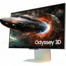 MONITOR GAMING SAMSUNG ODYSSEY 3D G90XF S27FG904XU 27'/ 4K/ 1MS/ 165HZ/ 3D/ MULTIMEDIA/ REGULABLE EN ALTURA/ PLATA