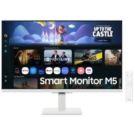 SMART MONITOR SAMSUNG M5 S27FM501EU 27'/ FULL HD/ MULTIMEDIA/ SMART TV/ BLANCO
