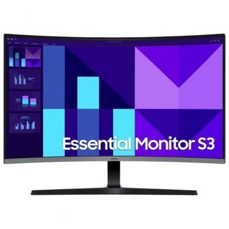 MONITOR PROFESIONAL CURVO SAMSUNG ESSENTIAL S3 S39GD S32D396GAU 32'/ FULL HD/ MULTIMEDIA/ NEGRO Y PLATA