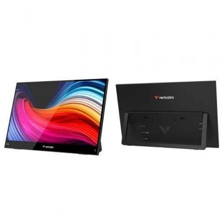 MONITOR PORTÁTIL TÁCTIL VERBATIM TOUCH LIGHT 15.6'/ FULL HD/ MULTIMEDIA/ NEGRO