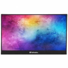 MONITOR PORTÁTIL TÁCTIL VERBATIM PMT-14 14'/ FULL HD/ MULTIMEDIA/ NEGRO