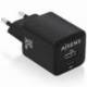 CARGADOR DE PARED GAN AISENS ASCH-30W2P038-BK/ 1XUSB TIPO-C/ 1XUSB/ 30W