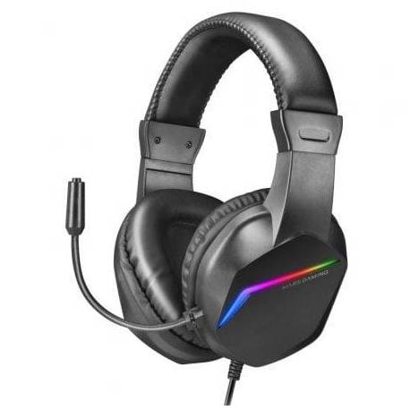 AURICULARES GAMING CON MICRÓFONO MARS GAMING MH122/ JACK 3.5/ NEGROS