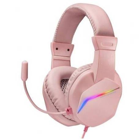 AURICULARES GAMING CON MICRÓFONO MARS GAMING MH122/ JACK 3.5/ ROSAS