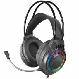 AURICULARES GAMING CON MICRÓFONO MARS GAMING MH124/ JACK 3.5/ NEGROS