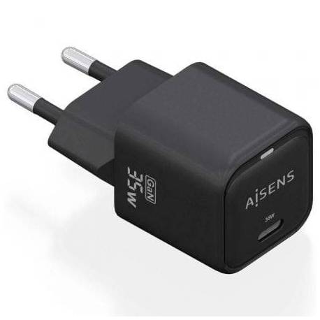 CARGADOR DE PARED GAN AISENS ASCH-35W1P023-BK/ 1XUSB TIPO-C/ 35W