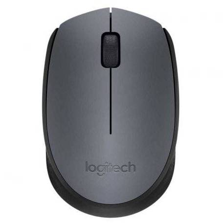 RATÓN INALÁMBRICO LOGITECH M170/ HASTA 1000 DPI/ GRIS