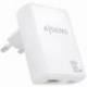 CARGADOR DE PARED GAN AISENS ASCH-30W2P074-W/ 1XUSB TIPO-C/ 1XUSB/ 30W/ BLANCO