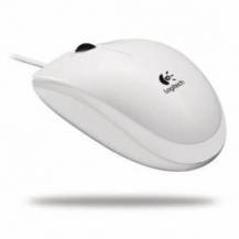 RATÓN LOGITECH B100/ HASTA 800 DPI/ BLANCO