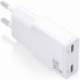 CARGADOR DE PARED GAN AISENS ASCH-30W2P048-W/ 2XUSB TIPO-C/ 30W/ BLANCO