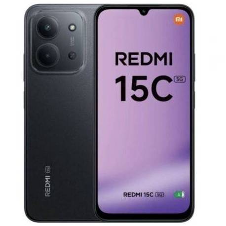 SMARTPHONE XIAOMI REDMI 15C 4GB/ 128GB/ 6.9'/ 5G/ NEGRO