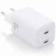 CARGADOR DE PARED GAN AISENS ASCH-65W2P039-W/ 2XUSB TIPO-C/ 65W