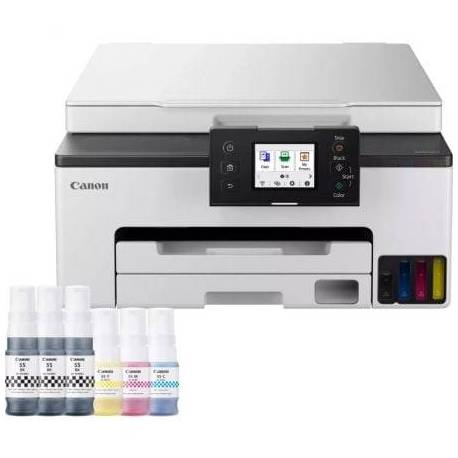MULTIFUNCIÓN RECARGABLE CANON MAXIFY GX1050 MEGATANK 3 EN 1 WIFI/ DÚPLEX/ PACK IMPRESORA + CONSUMIBLES XL/ BLANCA