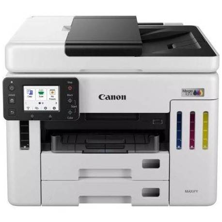 MULTIFUNCIÓN RECARGABLE CANON MAXIFY GX7150 MEGATANK WIFI/ DÚPLEX/ FAX/ BLANCA