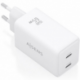 CARGADOR DE PARED GAN AISENS ASCH-65W2P078-W/ 2XUSB TIPO-C/ 65W/ BLANCO