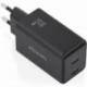 CARGADOR DE PARED GAN AISENS ASCH-65W2P079-BK/ 2XUSB TIPO-C/ 65W/ NEGRO