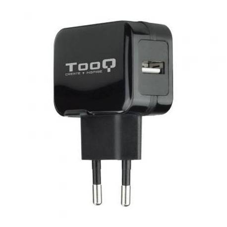 CARGADOR DE PARED TOOQ TQWC-1S01/ 1XUSB/ 12W/ NEGRO