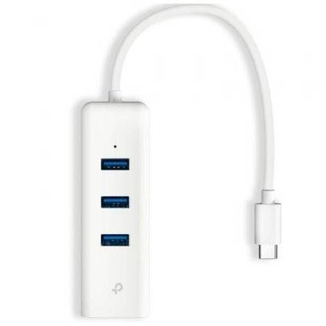 HUB USB TIPO-C 3.0 TP-LINK UE330C/ 3XUSB/ 1XRJ45/ BLANCO